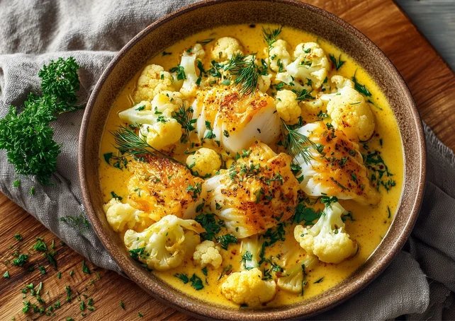 3. Curry de poulet lait de coco et chou-fleur