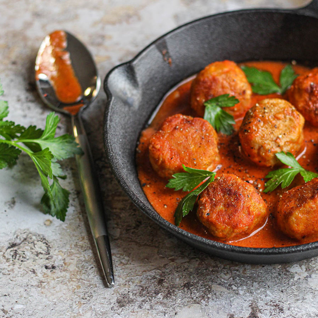 1. Boulettes à la japonaise sauce teriyaki