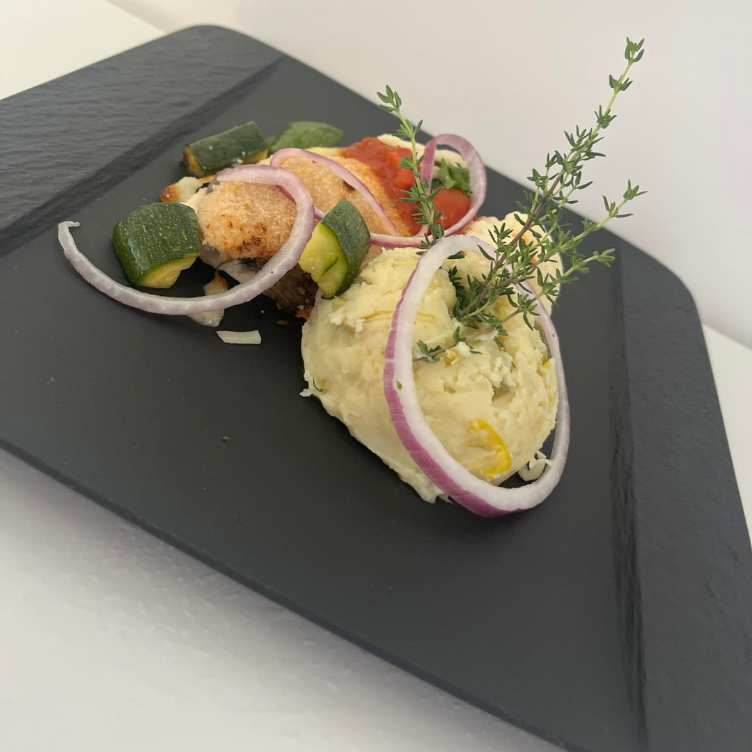 2. Cordon bleu maison, frites de patate douce