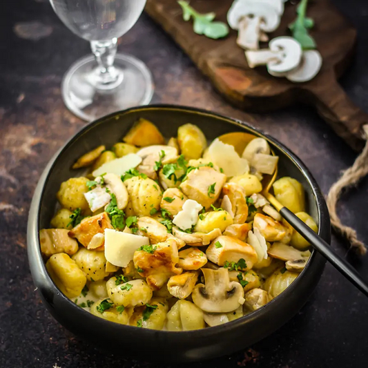 7. Gnocchis ricotta basilic